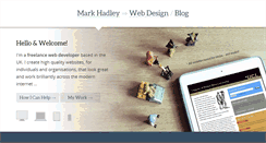 Desktop Screenshot of markhadley.com
